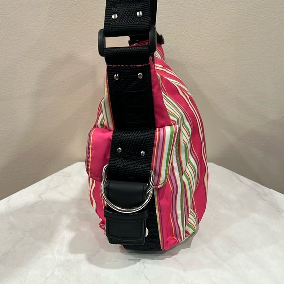 🔥Lauren Ralph Lauren Pink Striped Women's Bag🔥 - Picture 2 of 10